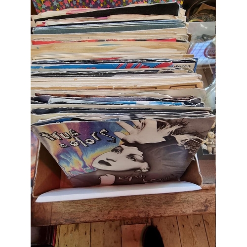 351 - VINYL SINGLES: collection of approx 200 vinyl singles in sleeves. (One box)