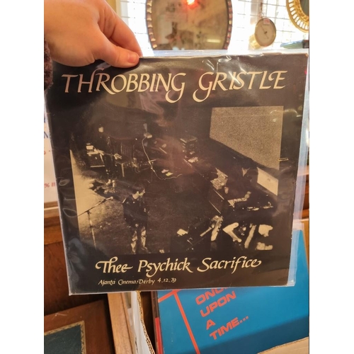 353 - THROBBING GRISTLE: collection of 20 vinyl LPs and one 7