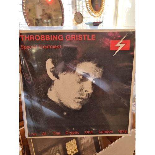 353 - THROBBING GRISTLE: collection of 20 vinyl LPs and one 7