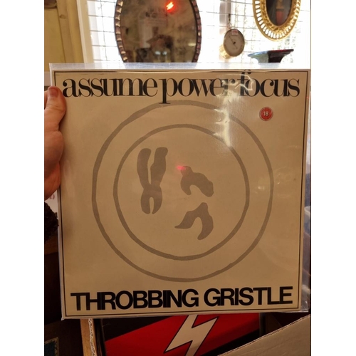 353 - THROBBING GRISTLE: collection of 20 vinyl LPs and one 7