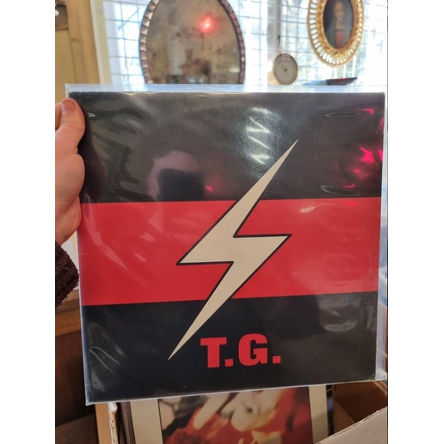 353 - THROBBING GRISTLE: collection of 20 vinyl LPs and one 7