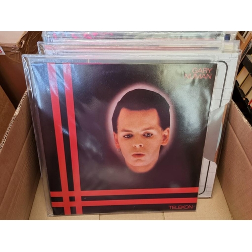 357 - VINYL RECORDS: collection of approx 43 LPs, artists including Gary Numan, The Stranglers, The B... 