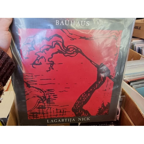 361 - VINYL RECORDS: collection of approx 46 vinyl LPs, including albums by Bauhaus: Kraftwerk: Cabaret Vo... 