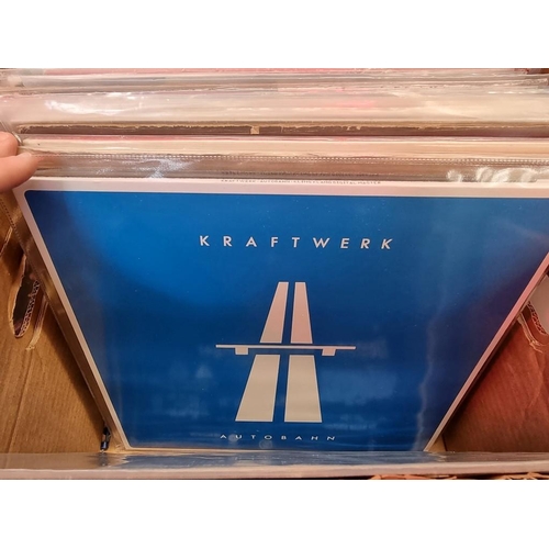 361 - VINYL RECORDS: collection of approx 46 vinyl LPs, including albums by Bauhaus: Kraftwerk: Cabaret Vo... 