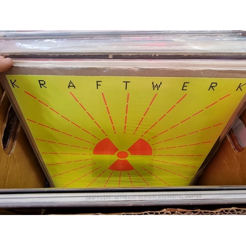 361 - VINYL RECORDS: collection of approx 46 vinyl LPs, including albums by Bauhaus: Kraftwerk: Cabaret Vo... 