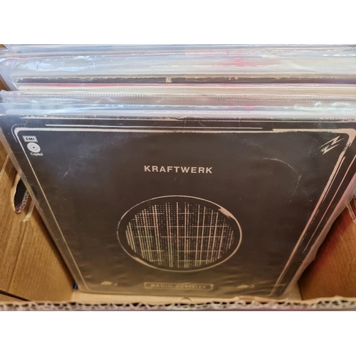 361 - VINYL RECORDS: collection of approx 46 vinyl LPs, including albums by Bauhaus: Kraftwerk: Cabaret Vo... 