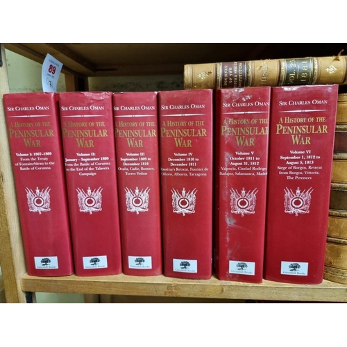 89 - OMAN (Sir Charles): 'A History of the Peninsular War': London, Greenhill Books, 1995: 7 vols, p... 