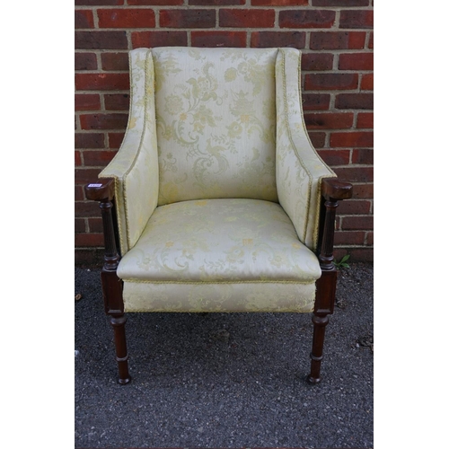 1470 - (ML) A late 19th/early 20th century bergere chair. 