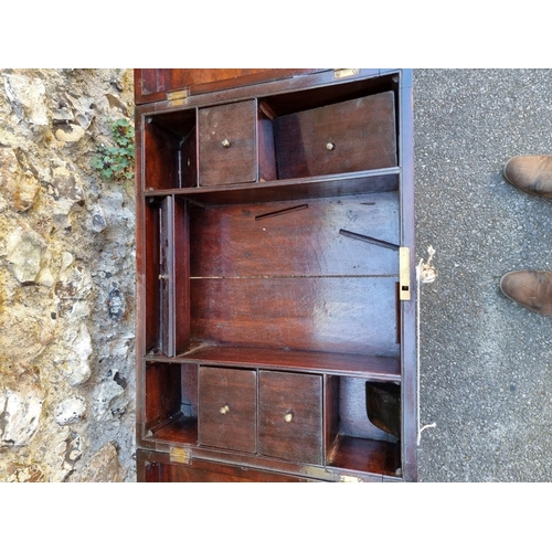 1066 - An Edwardian mahogany inlaid wash stand, 53cm wide x 74cm high x 41cm deep, (incomplete).... 