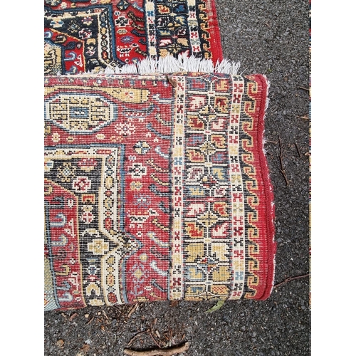 1097 - An Abrash oriental rug, 156cm x 108cm. 