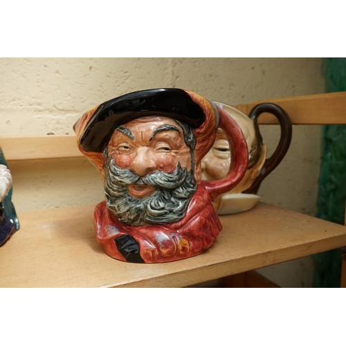 1124 - Six Royal Doulton character jugs. 