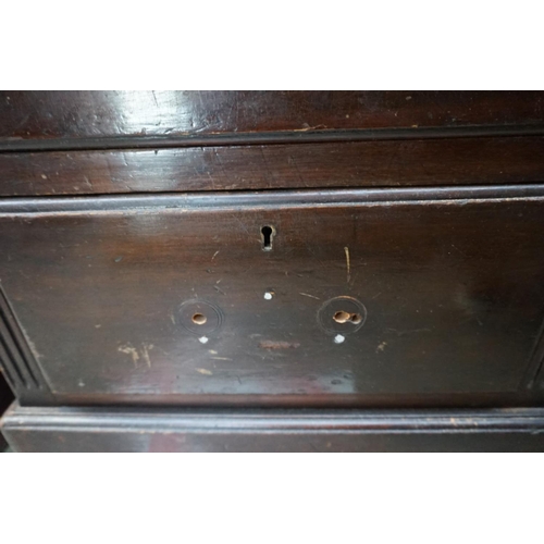 1181 - An early 20th century mahogany pedestal desk, 152.5cm wide. 