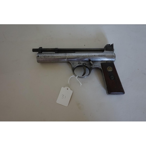 1750 - A Webley MkI .177 Cal air pistol.