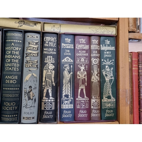 108 - FOLIO SOCIETY: large collection of approx 115 volumes, Folio Society, all but 2 boxed, generall... 