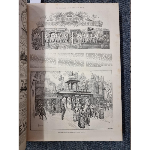 113 - ILLUSTRATED LONDON NEWS/GRAPHIC: group of 4 vols, 3 x London News 1879, 80 & 86: together w... 