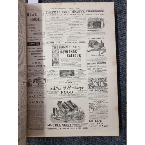 113 - ILLUSTRATED LONDON NEWS/GRAPHIC: group of 4 vols, 3 x London News 1879, 80 & 86: together w... 