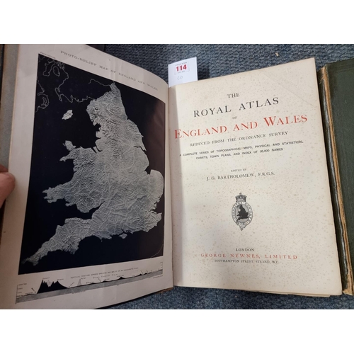 114 - ATLASES: 'The Authentic Map Directory of London and Suburbs...4th edition', London, Geographia Ltd, ... 