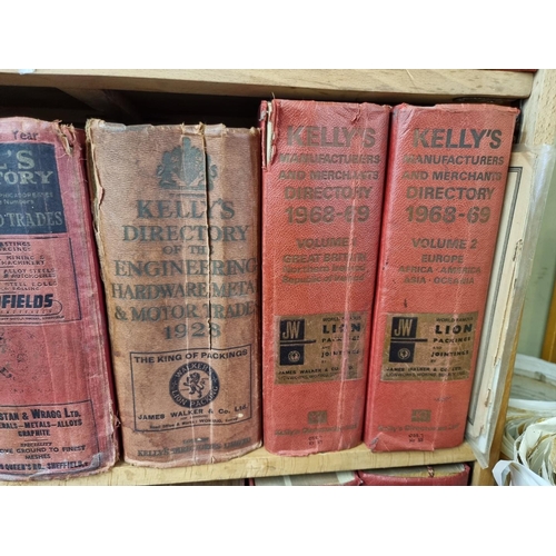 132 - DIRECTORIES: a large quantity of directories published by Kellys and others, early-late c20, mi... 