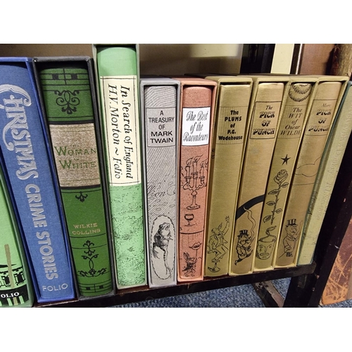 144 - FOLIO SOCIETY: collection of 27 vols in slipcases, VG condition plus a 4 volume Oxford Compact ... 