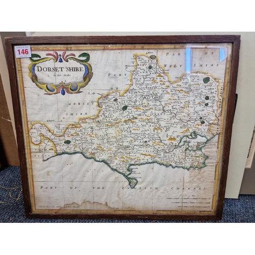 146 - MAPS, WEST COUNTRY: a collection of 13 19thc maps, most relating to the West Country, including a fr... 