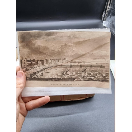 150 - BRIGHTON: a collection of approx 150 engravings, lithographs, watercolours, pen and ink sketche... 