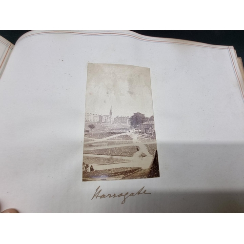 151 - CARTE DE VISITE ALBUM: Yorke and Errington families: oblong 8vo album, circa 1860, contain... 