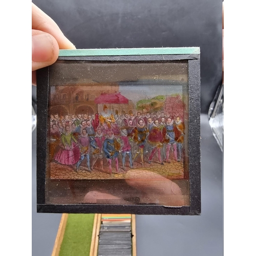 152 - MAGIC LANTERN SLIDES: LONDON STREET CHARACTERS: an unusual group of 50 uncoloured photographic lante... 