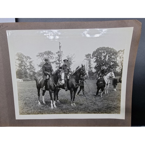 162 - INTERNATIONAL HORSE SHOW, OLYMPIA 1930: an album of 24 b/w photographs, each approx 25 x 20cm, ... 