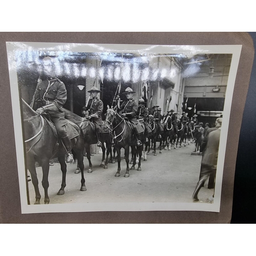 162 - INTERNATIONAL HORSE SHOW, OLYMPIA 1930: an album of 24 b/w photographs, each approx 25 x 20cm, ... 