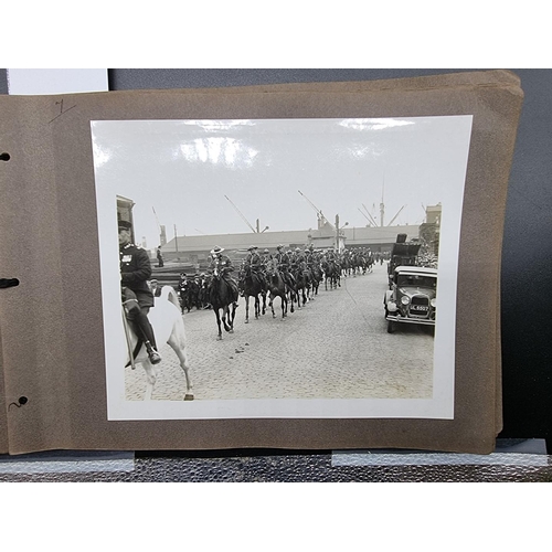 162 - INTERNATIONAL HORSE SHOW, OLYMPIA 1930: an album of 24 b/w photographs, each approx 25 x 20cm, ... 