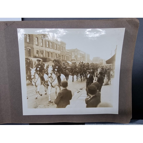 162 - INTERNATIONAL HORSE SHOW, OLYMPIA 1930: an album of 24 b/w photographs, each approx 25 x 20cm, ... 