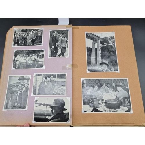 164 - BERLIN OLYMPICS, 1936: a contemporary album of letters, ephemera and photographs related, numerous m... 