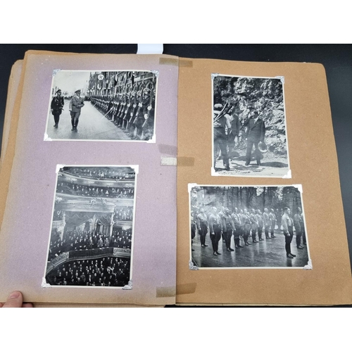 164 - BERLIN OLYMPICS, 1936: a contemporary album of letters, ephemera and photographs related, numerous m... 