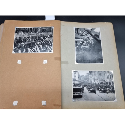 164 - BERLIN OLYMPICS, 1936: a contemporary album of letters, ephemera and photographs related, numerous m... 