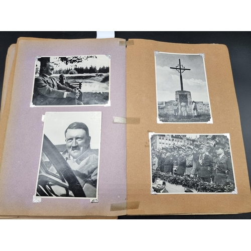 164 - BERLIN OLYMPICS, 1936: a contemporary album of letters, ephemera and photographs related, numerous m... 