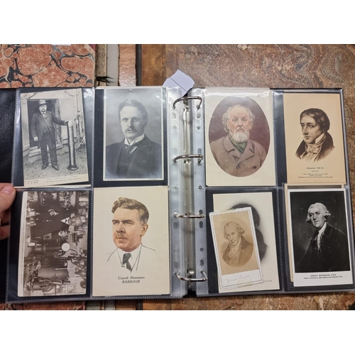 232 - POSTCARDS: SCIENTISTS & EXPLORERS: a good collection of approx 170 postcards, scientists and exp... 