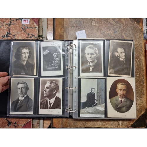 232 - POSTCARDS: SCIENTISTS & EXPLORERS: a good collection of approx 170 postcards, scientists and exp... 