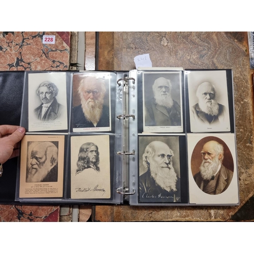 232 - POSTCARDS: SCIENTISTS & EXPLORERS: a good collection of approx 170 postcards, scientists and exp... 