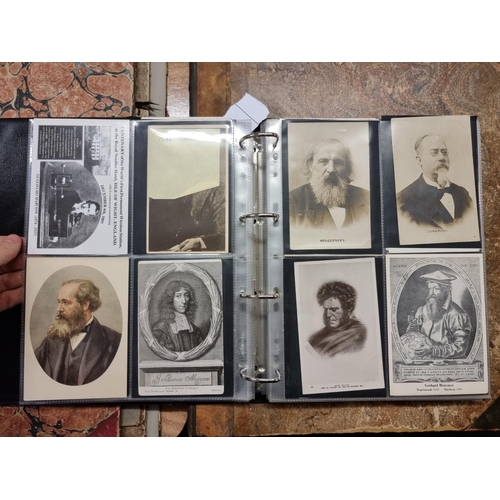 232 - POSTCARDS: SCIENTISTS & EXPLORERS: a good collection of approx 170 postcards, scientists and exp... 