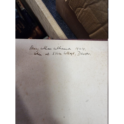 242 - MISCELLANEOUS BOOKS: WILLIAMSON FAMILY: a quantity of misc books in two boxes, to include several wi... 