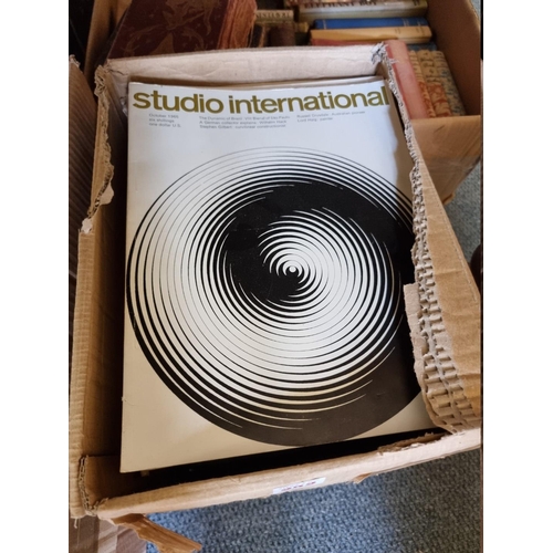 252 - STUDIO INTERNATIONAL: a quantity of monthly issues of this periodical, VG in original covers. (Box)... 