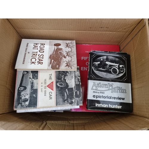 260 - MOTORING: a carton of motoring books, chiefly mid-later c20, to include Prince Chula Chakrabong... 