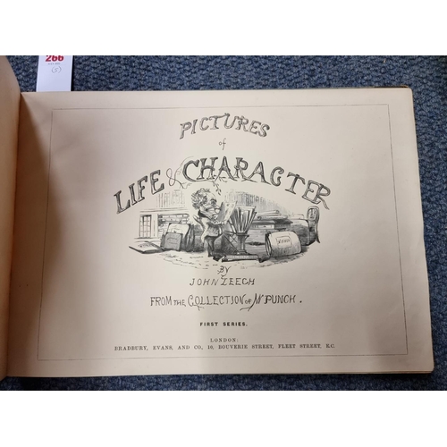 266 - LEECH (John): 'Pictures of Life & Character': London, Bradbury Agnew & Co, n.d (c.1880): 5 v... 