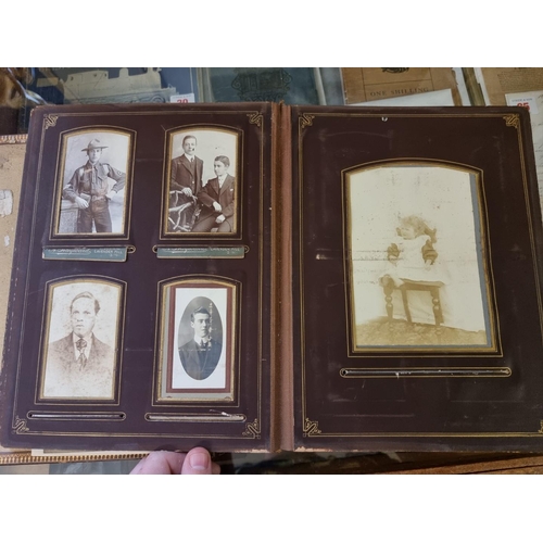 282 - PHOTOGRAPHY: a collection, to include 2 small format snapshot albums, Kodak Brownie Flash IV ca... 