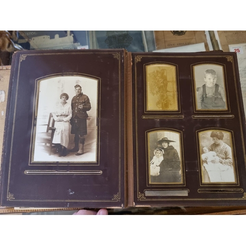 282 - PHOTOGRAPHY: a collection, to include 2 small format snapshot albums, Kodak Brownie Flash IV ca... 