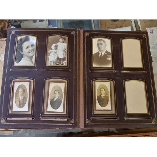 282 - PHOTOGRAPHY: a collection, to include 2 small format snapshot albums, Kodak Brownie Flash IV ca... 