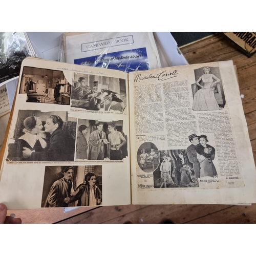 295 - ENTERTAINEMENT: a small quantity to include film stills, Hollywood scrapbook and some theatre p... 