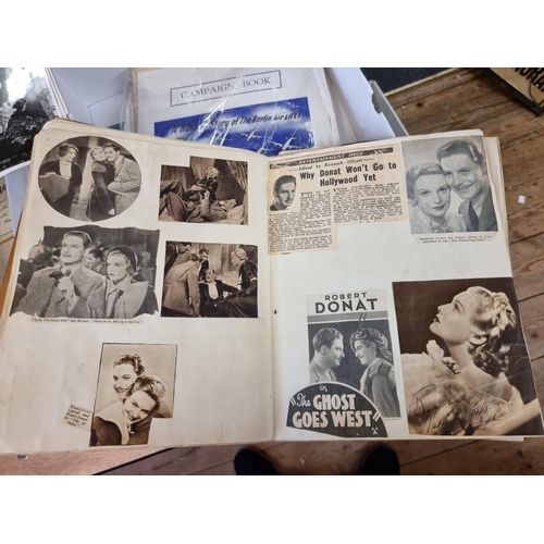 295 - ENTERTAINEMENT: a small quantity to include film stills, Hollywood scrapbook and some theatre p... 