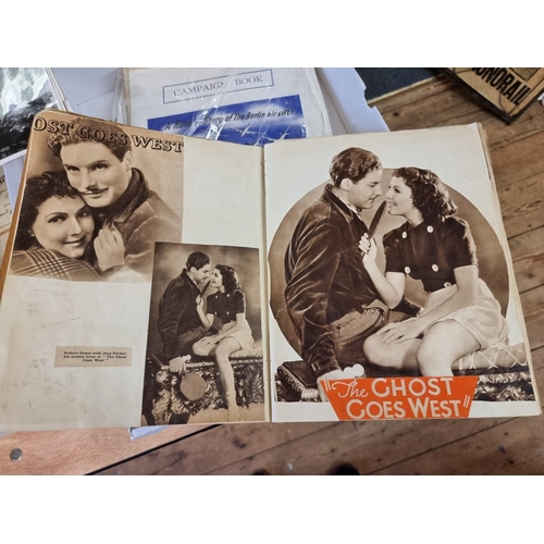 295 - ENTERTAINEMENT: a small quantity to include film stills, Hollywood scrapbook and some theatre p... 