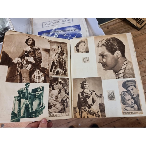 295 - ENTERTAINEMENT: a small quantity to include film stills, Hollywood scrapbook and some theatre p... 